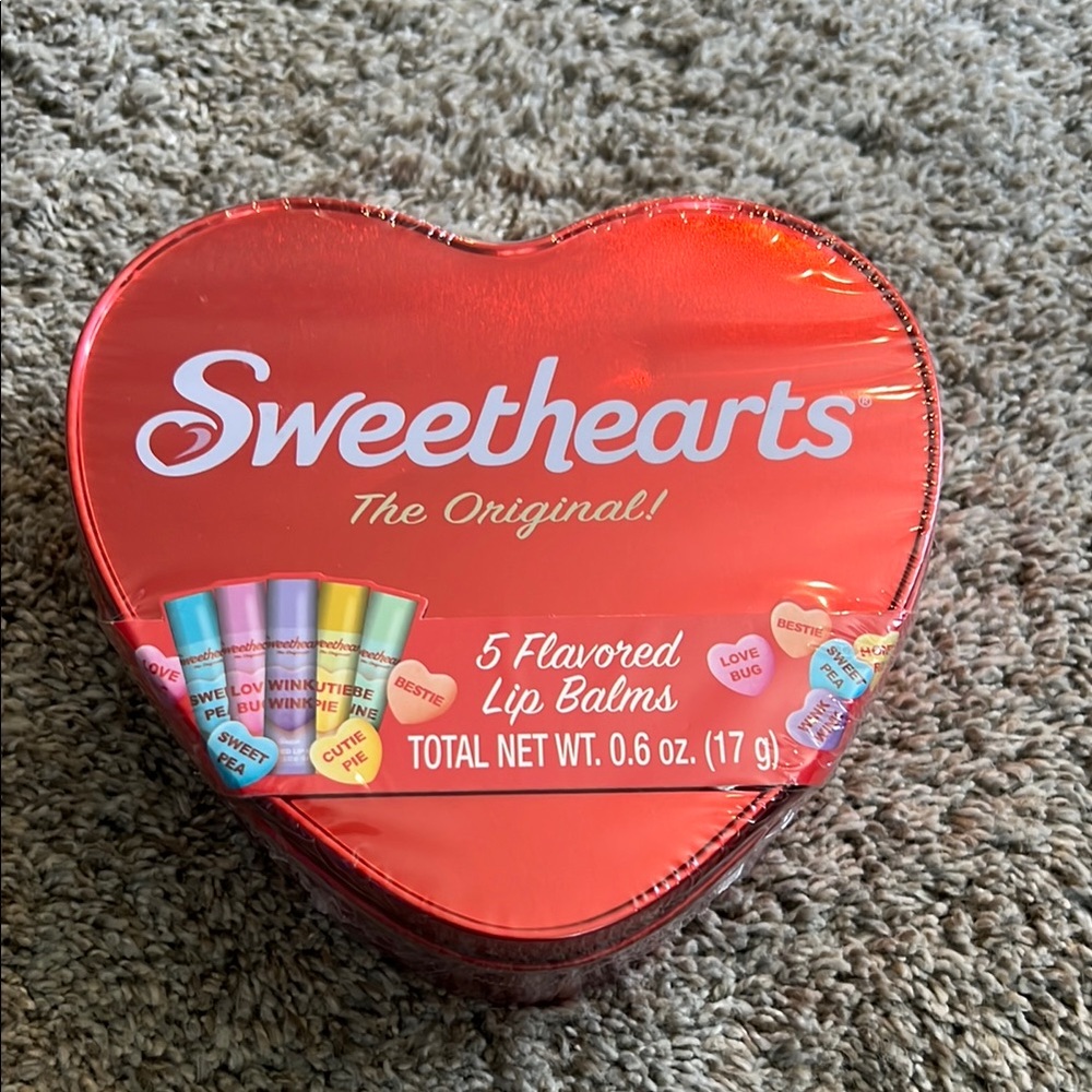 Sweethearts Heart-Shaped Lip Balm Set